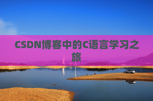CSDN博客中的C语言学习之旅
